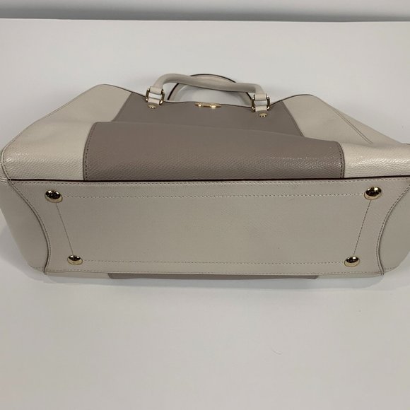 Coach Leather Handbag Light and Dark Gray - Picture 10 of 10